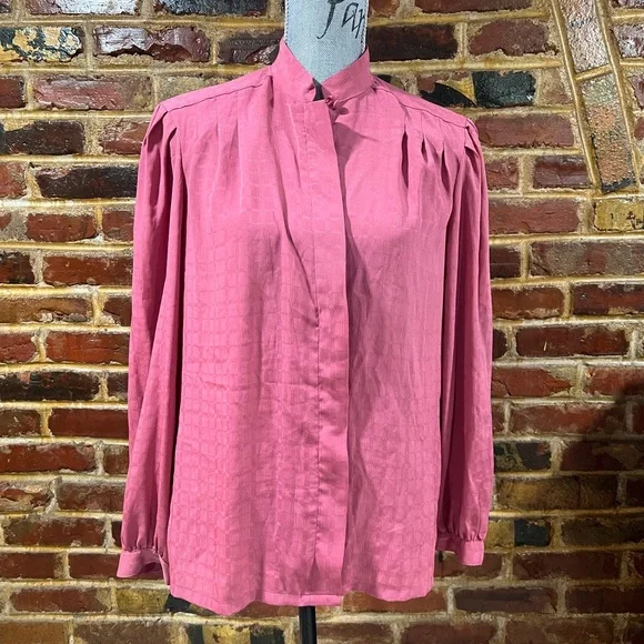 Panther Tops Panther Vintage Pink Button Up Size 516 Poshmark